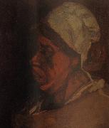 Vincent Van Gogh, Head of a Peasant Woman with White Cap (nn04)